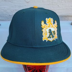New Era 59Fifty MLB Oakland Athletics Baseball A's Fitted Hat. Size- 7.5